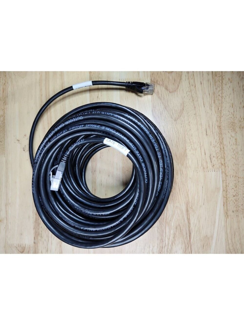 100ft Cat6 ethernet with Rj45 connector